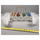 Tumblers with Holder and Graphic Designs