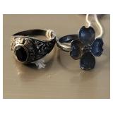 Sterling Silver Rings with Unique Designs