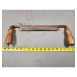 Woodworking Draw Knife with Wooden Handles