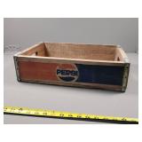 Wooden Pepsi Bottle Carrier With Metal Reinforceme