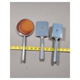 Vintage Vanity Items with Mirror and Brush