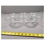 LE Smith Crackle Glass Dessert Cups (Set of 6)