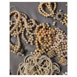 Costume Jewelry with Simulated Pearls