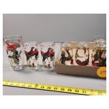 Atlas Pheasant Print Tumblers, Set of Seven