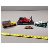 Collector Toy Cars Featuring Texaco and Coca-Cola