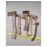Five Vintage Hatchets
