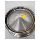 Plymouth Hubcaps in Worn Condition