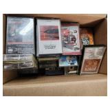 Various Cassette Tapes in Box