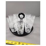 Atlas Glassware Set with Black Carrier