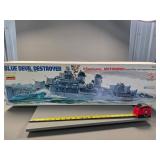 Lindberg Blue Devil Destroyer Model Kit, 1:125 Sca