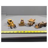 Four Die-Cast Construction Vehicles: Caterpillar a