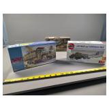 Three 1:72 Scale Military Model Kits by Hasegawa,