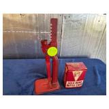 Red Metal Bottle Capper with Box of Gold Bond Bott