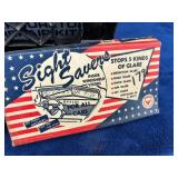 Vintage Automobile Accessories Including Sight Sav