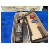 Woodworking Tools, Including Draw Knife and Chisel