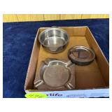 Carrollton Ware Stainless Steel Bowls, Cups, and A