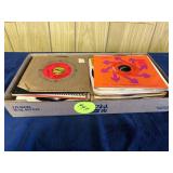 Vintage 45 RPM Vinyl Records in Original Sleeves