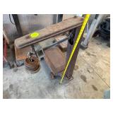 Cast Iron Platform Scale with Associated Weights b
