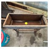 Wooden Planter on Stand, 30 in Tall, 26 in Long, 9