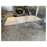 Metal Folding Table, 6 Ft Long, 30 In Wide, 30 In
