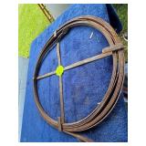Coiled Metal Drain Snake with Frame