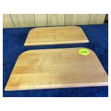Two Carrollton Stainless Steel Sink Cutting Boards