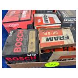 Oil Filters by FRAM, Bosch, Deutsch, and STP