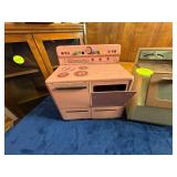 Metal Baby Doll Kitchen Set With Stove, Washer, an