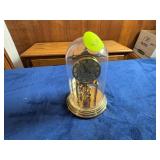 Kundo Anniversary Clock with Plastic Dome and Bras