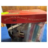 Emenee Golden Piano Accordion No. 403 in Original
