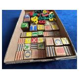 Wooden Letter and Number Blocks