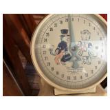 Vintage Baby Scale with Illustrated Dial by Nurser