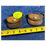 Leather Mack Key Ring Change Purses