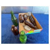 Miscellaneous Glass Bottles in Various Shapes and