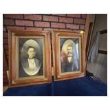 Ornate Oak-Framed Pictures Depicting Anna Susanna