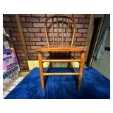 Wooden Spindle-Back Chair, 35 1/2 Inches Tall