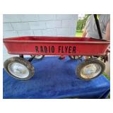 Radio Flyer Metal Wagon with Pneumatic-Style Wheel