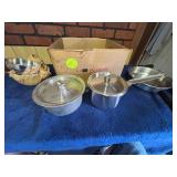 Stainless Steel Cookware and Bowls