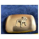 Mack Belt Buckle with Bulldog Design