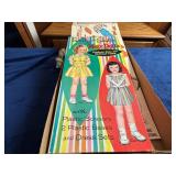 Allotment of Sally and Susie Magic Paper Dolls wit