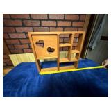 Wooden Decorative 18-Inch Square Shelving Unit wit
