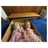 Vintage Baby Dolls with Blonde Hair and Original D