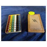 Vitro Agate Co. Marbles in Original Packaging