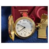 Arnex 17-Jewel Pocket Watch with Push Carriage Ser