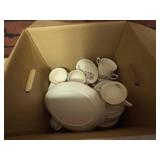 Scio Pottery Dinnerware with Floral Design