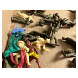 Boxed Lot of Plastic Children