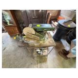 Belt Disc Sander with Metal Cart