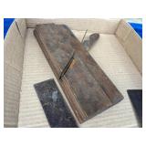 Wooden Profile Plane with Two Metal Squares