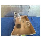 Two Vintage Milk Bottles Including Pleasant View D