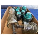 Glass and Ceramic Electrical Insulators, Various S